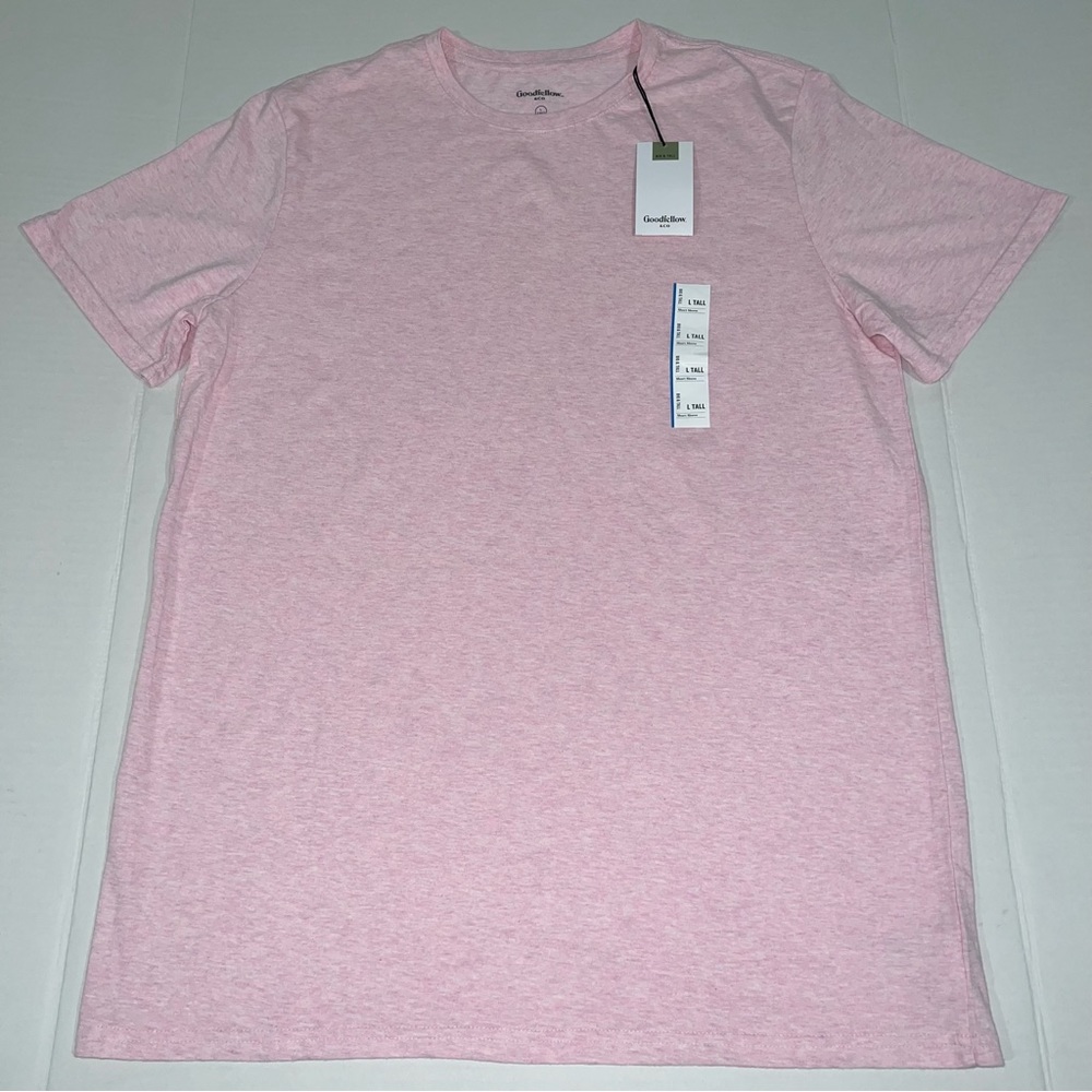 Goodfellow & Co Mens Big & Tall Short-Sleeve Crewneck T-Shirt,Size LT